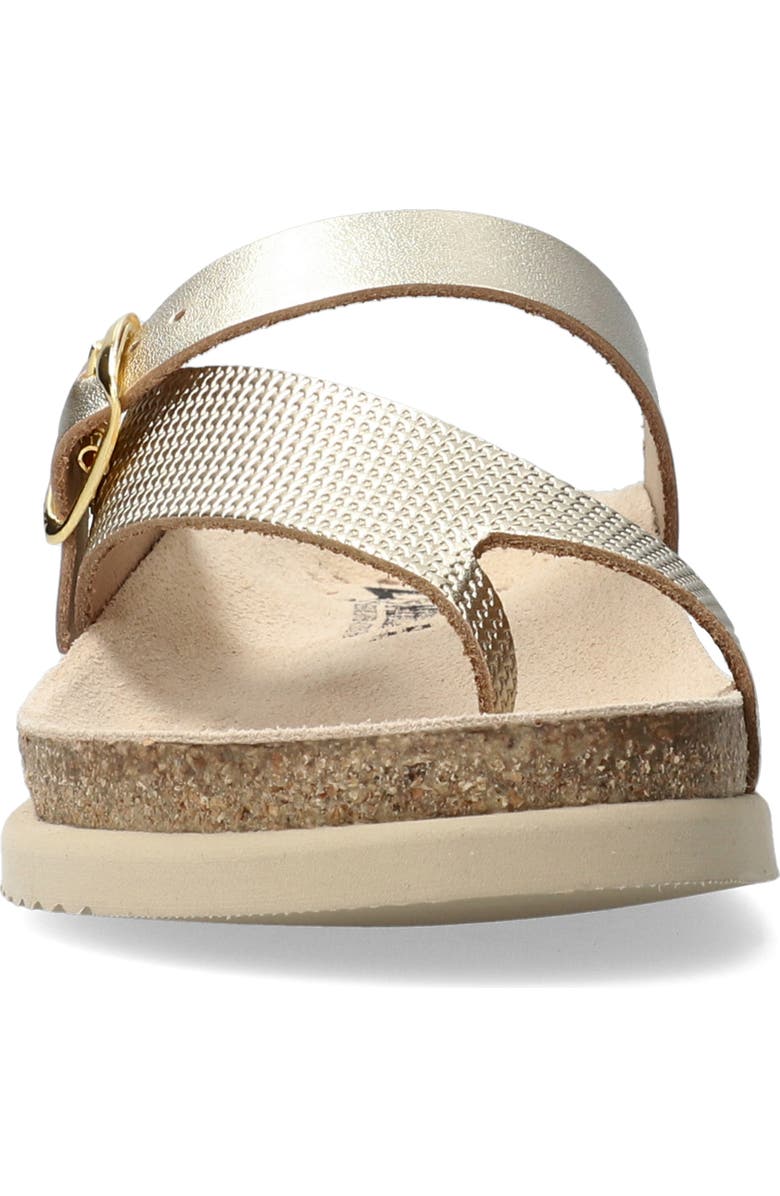 Mephisto Helen Mix Toe Loop Sandal, Alternate, color, Gold Flash/ Vega