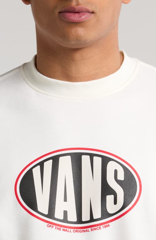 Vans Spray On Loose Fit Crewneck Sweatshirt In White