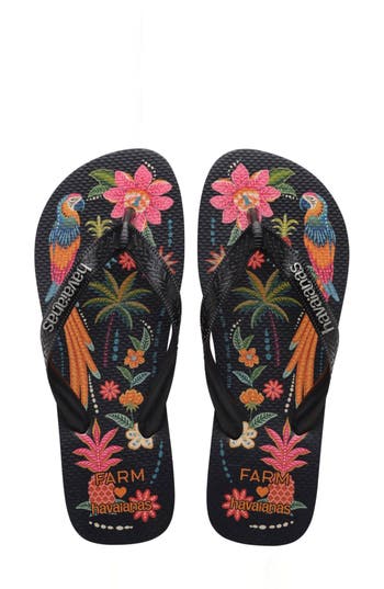 Havaianas X Farm Rio Print Footbed Flip Flop
