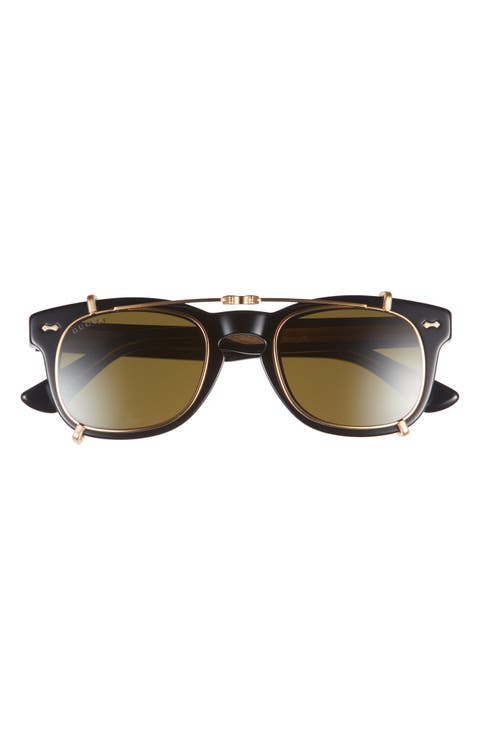 49mm Square Sunglasses