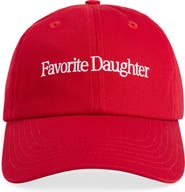 Favorite Daughter Classic Logo Cotton Twill Baseball Cap