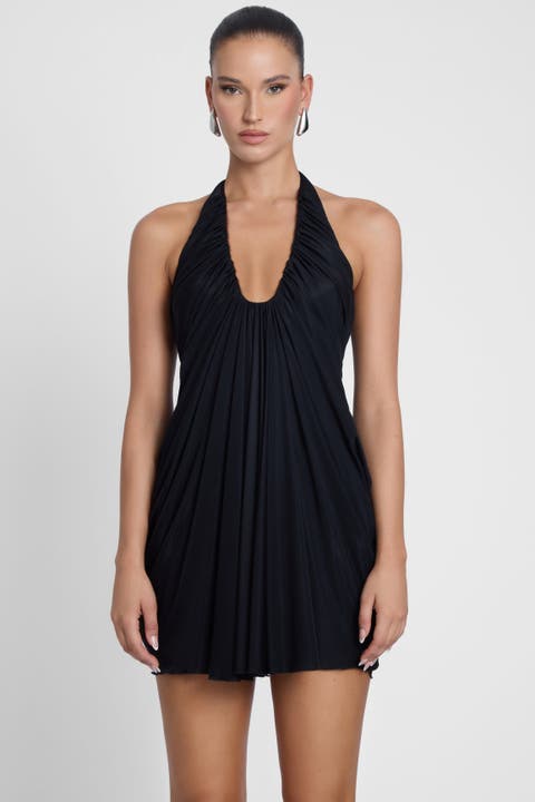 Odyssey Drape Mini Dress