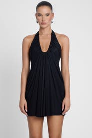 LEAU Odyssey Drape Mini Dress