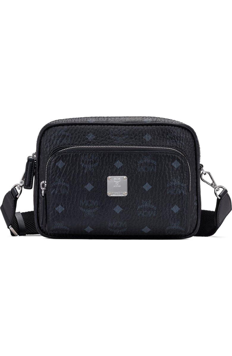 MCM Aren Crossbody in Visetos, Main, color,