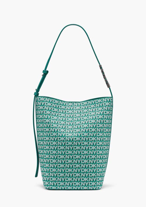 Dkny Avril Bucket Bag In Green