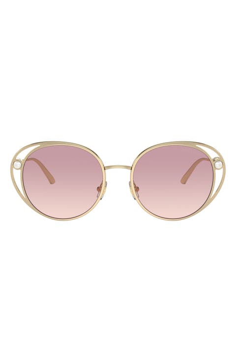 53mm Oval Sunglasses