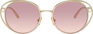 Jimmy Choo 53mm Oval Sunglasses