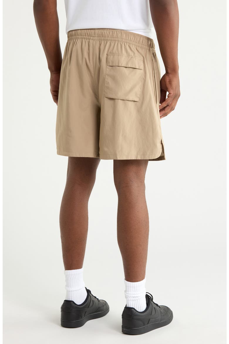 Sportswear Flow Shorts, Alternate, color, KHAKI/ BLACK