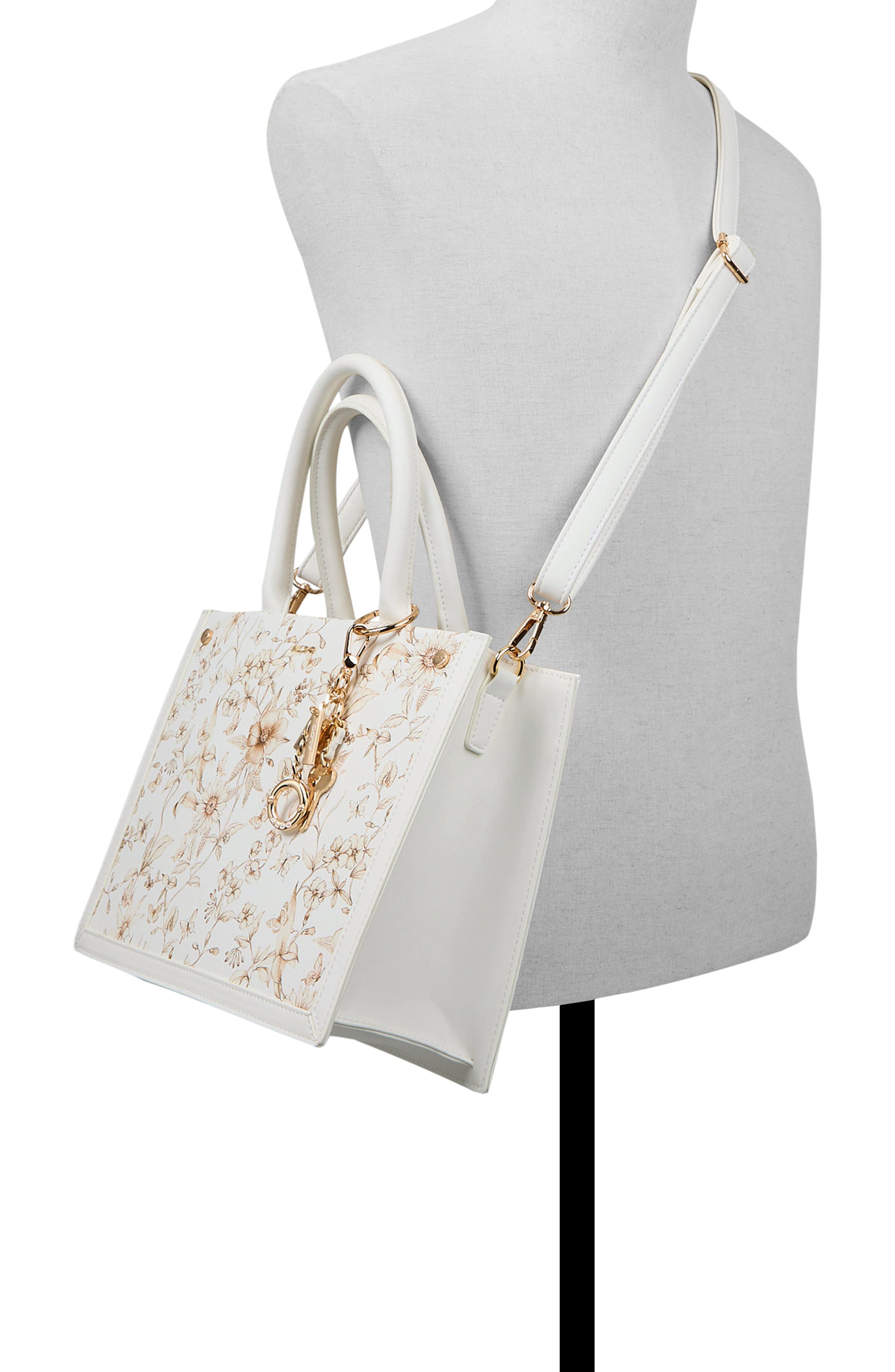 ALDO Dasfloraa Faux Leather Tote, Alternate, color, Floral