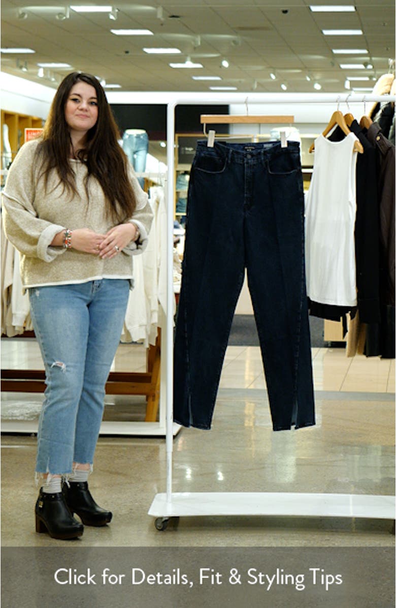 Soft-Tech Good Boy Step Hem High Waist Ankle Straight Leg Jeans, sales video thumbnail