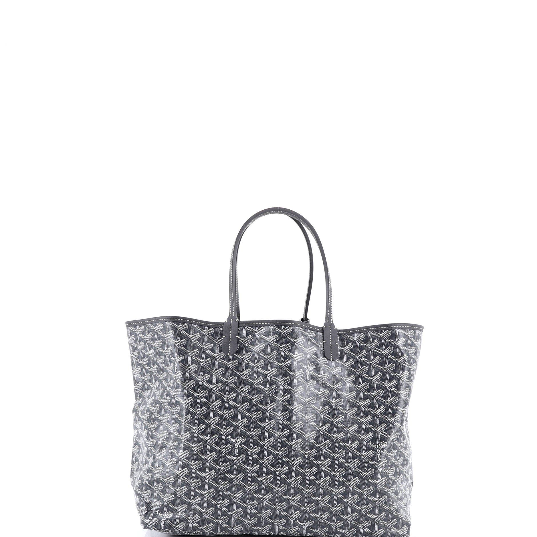 Pre-Owned Goyard Saint Louis Tote Coated Canvas PM, Alternate, color, Gray