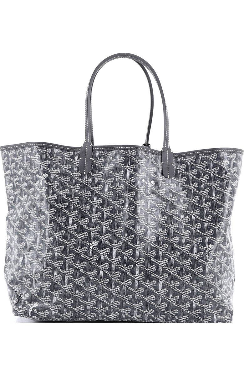 Pre-Owned Goyard Saint Louis Tote Coated Canvas PM, Alternate, color, Gray