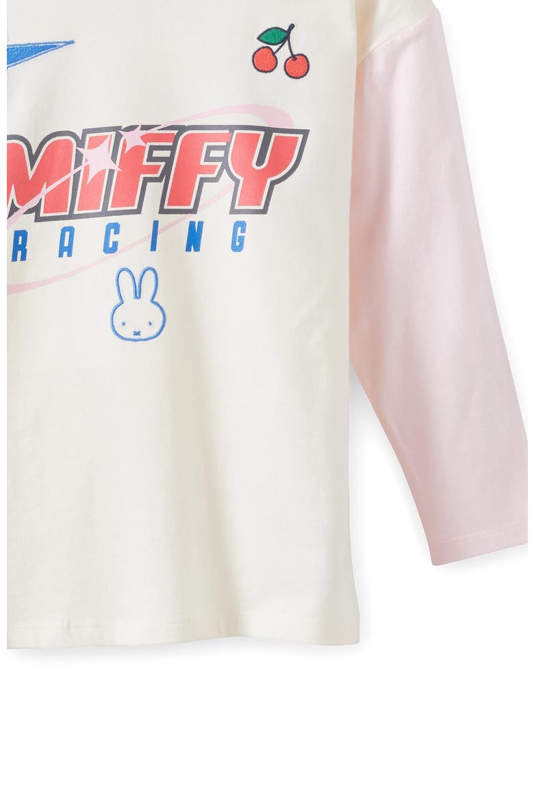 Kid's License Long Sleeve Drop Shoulder Top, Alternate, color, Lcn Mif Vanilla Tea Party