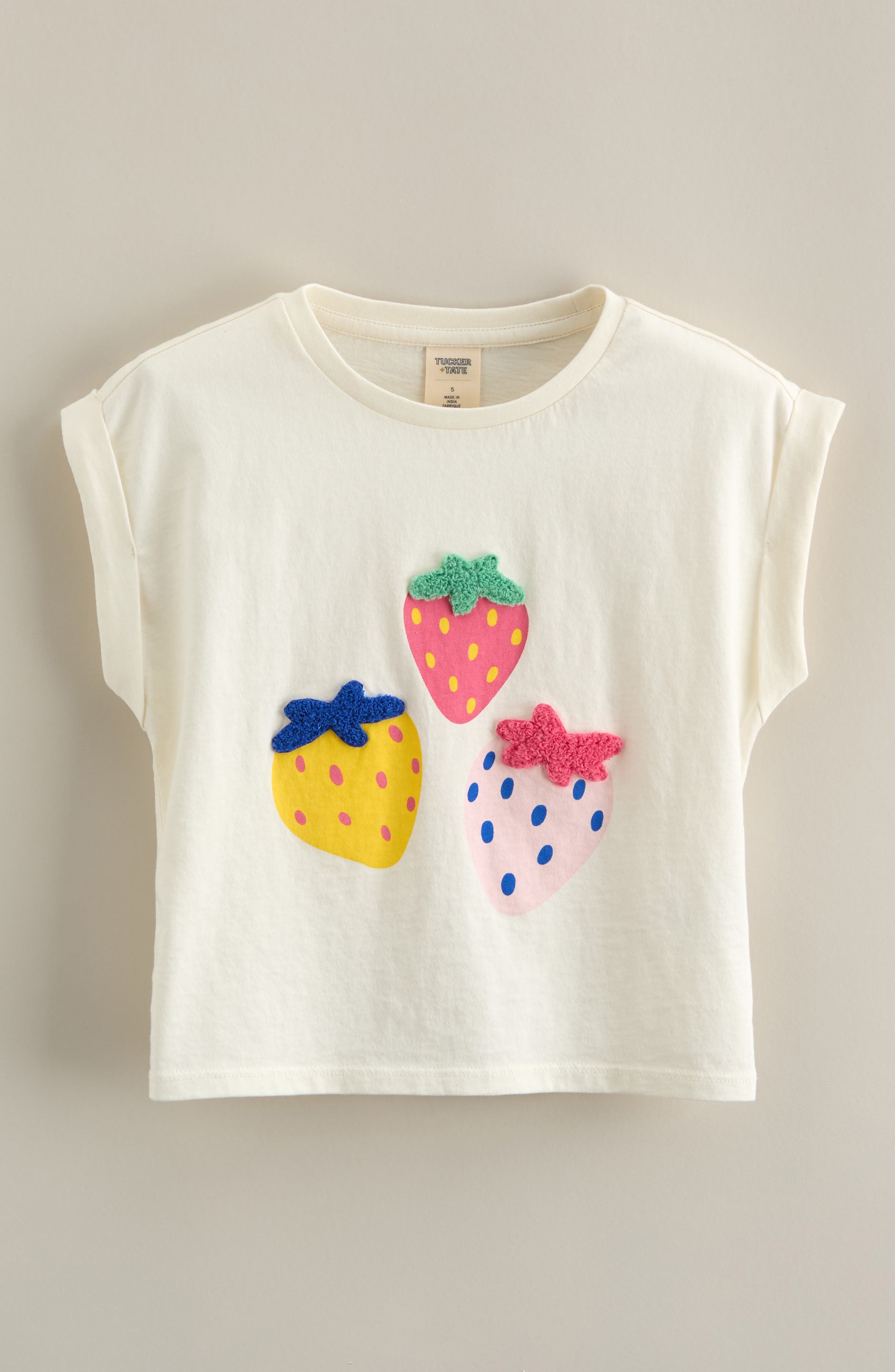 IVORY EGRET MULTI STRAWBERRIES