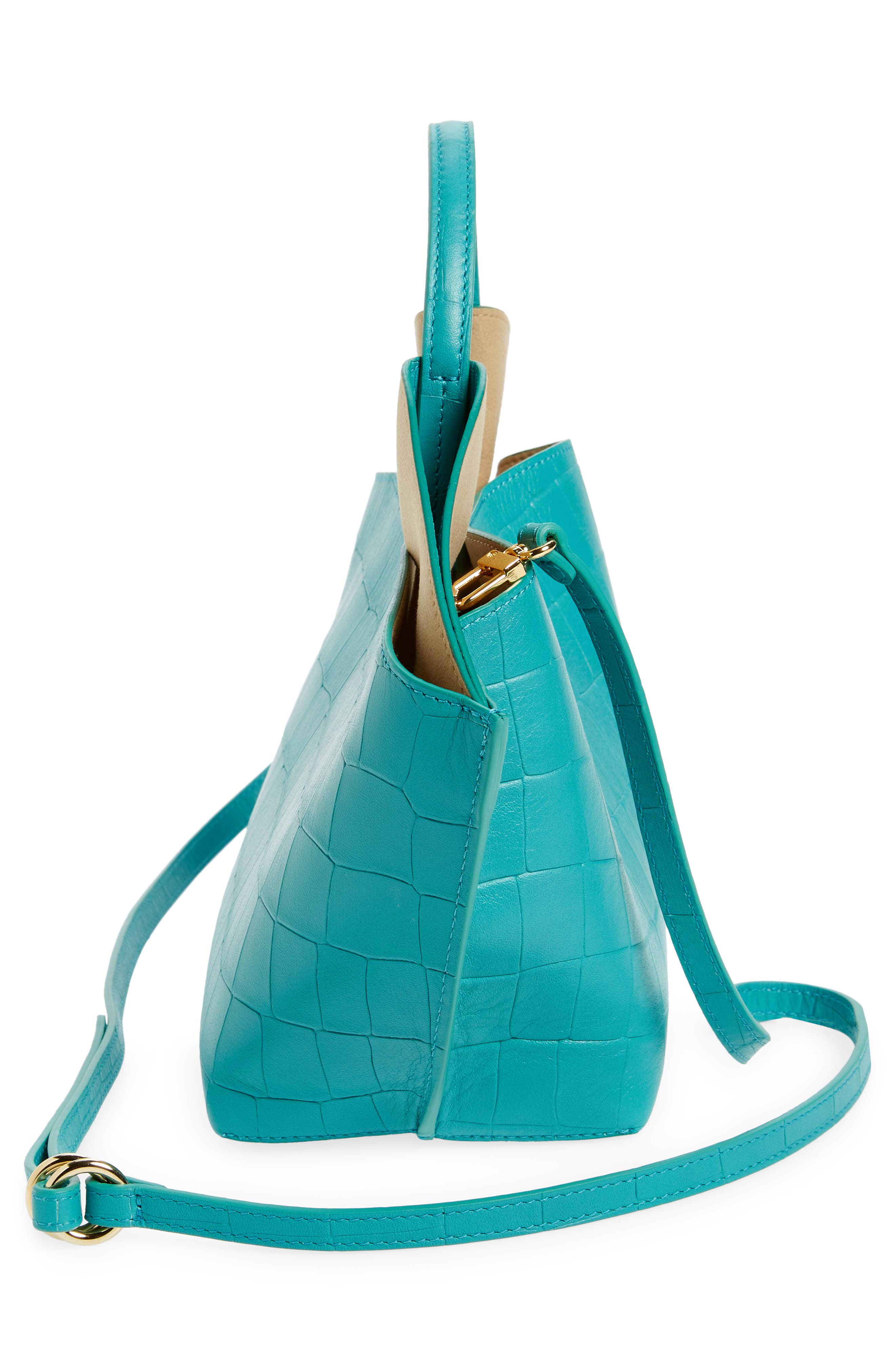 Ree Projects Mini Ann Leather Tote, Alternate, color, 