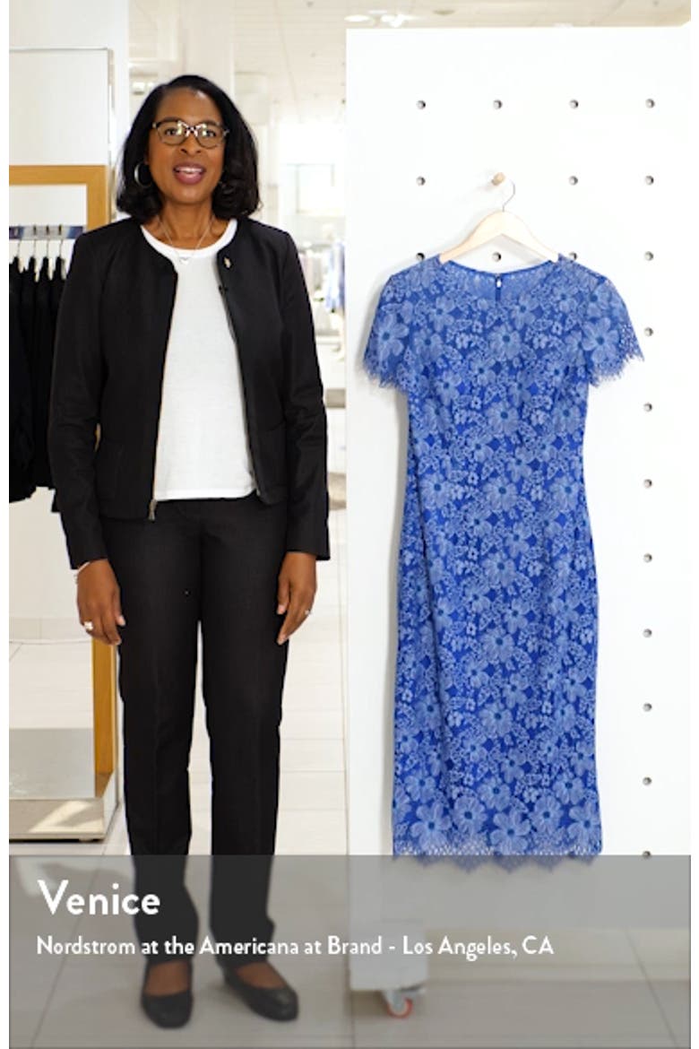 Floral Lace Cocktail Dress video