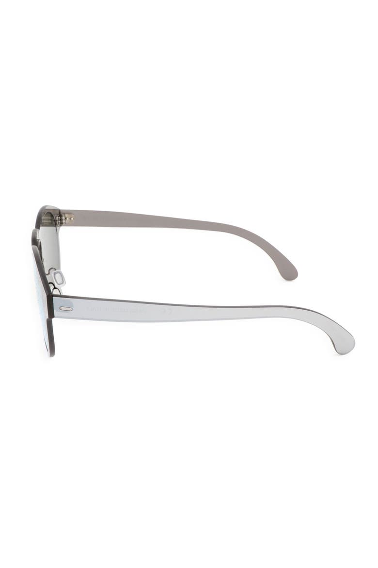 54mm Round Sunglasses, Alternate, color, SILVER
