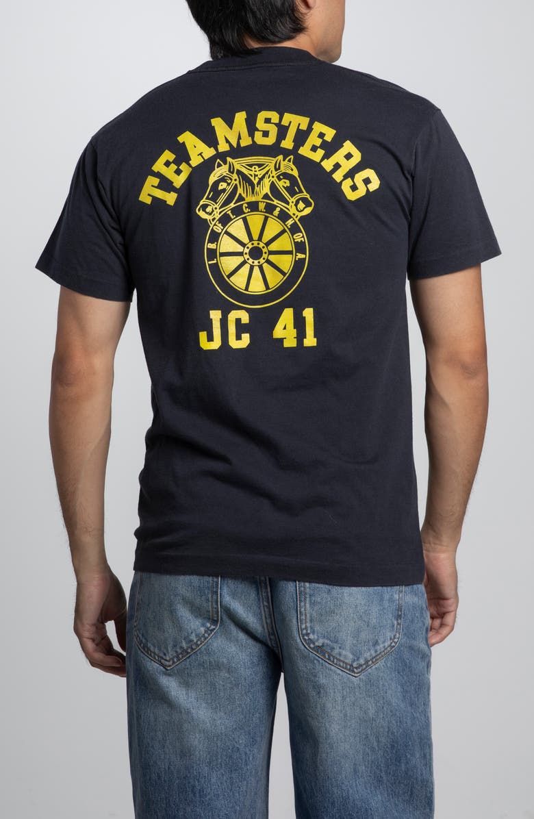 Elwood Vintage Horsewheel Tee, Alternate, color, Black