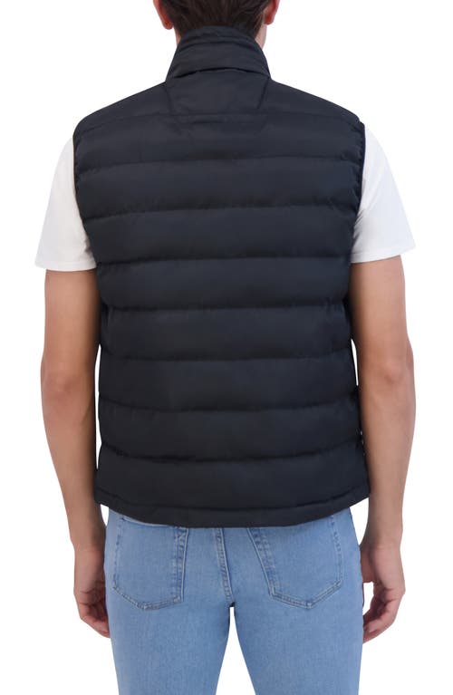 Robert Graham Water Resistant Quilted Puffer Vest In Black