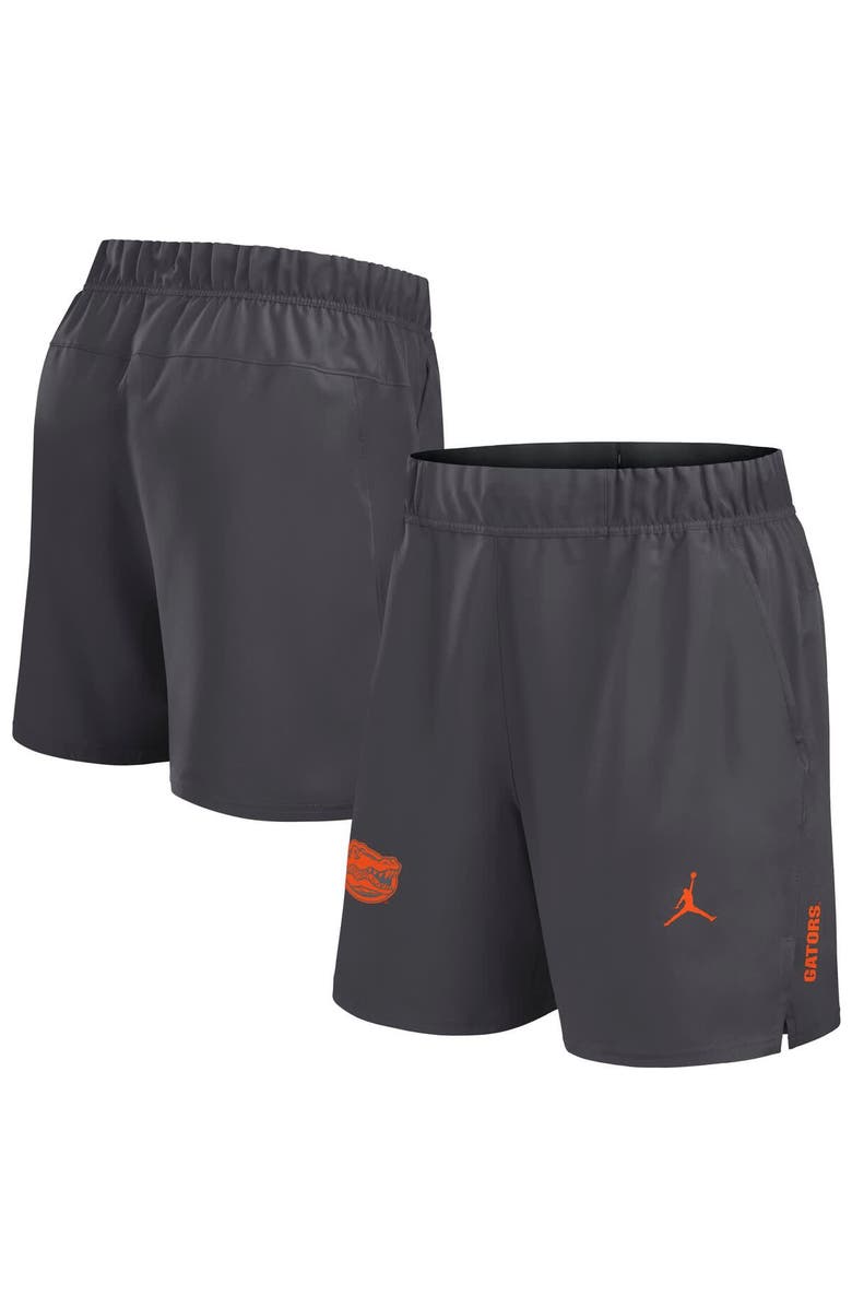 Jordan Brand Men's Jordan Brand Gray Florida Gators Primetime Woven Victory Performance Shorts, Alternate, color, Gray