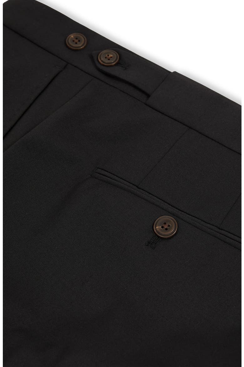 Promise Slim Fit Wool Blend Pants, Alternate, color, BLACK