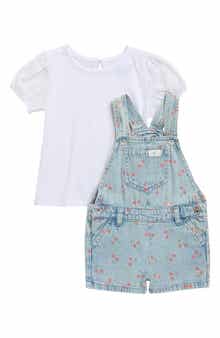 7 For All Mankind Printed Shortall & T-Shirt Set