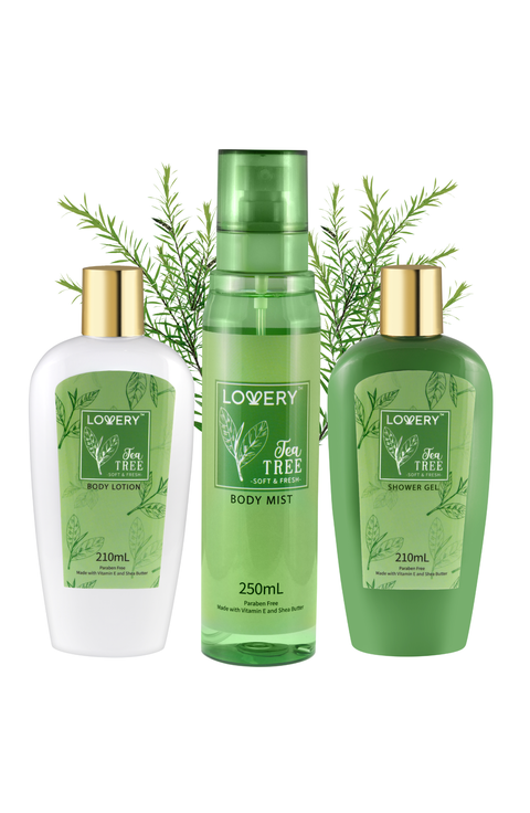 3-Piece Tea Tree Body Care Set