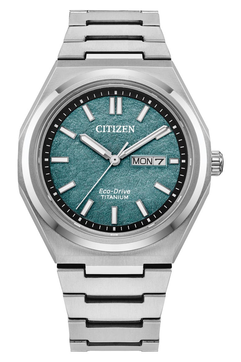 Zenshin Three-Hand Super Titanium™ Bracelet Watch, 39mm (Men