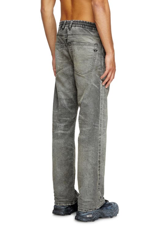 Diesel Tapered 2030 D-krooley Joggjeans In Black