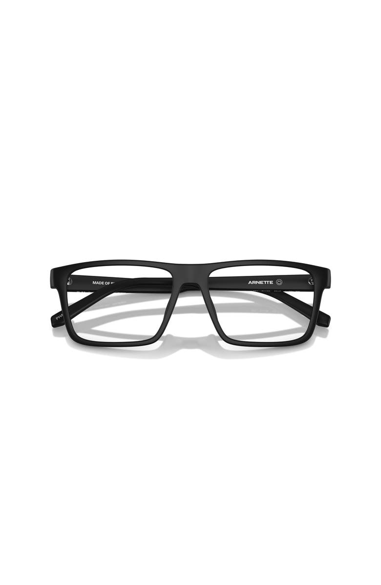 ARNETTE 55mm Square optical glasses, Alternate, color, Black
