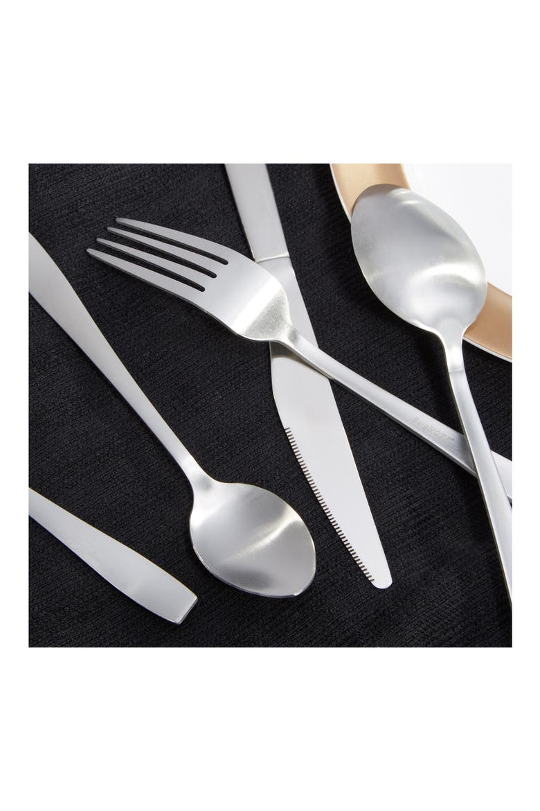 Taper Flatware Set - 20 Piece Set, Alternate, color, SILVER