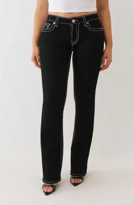 True Religion Becca Big T Mid Rise Bootcut Jeans