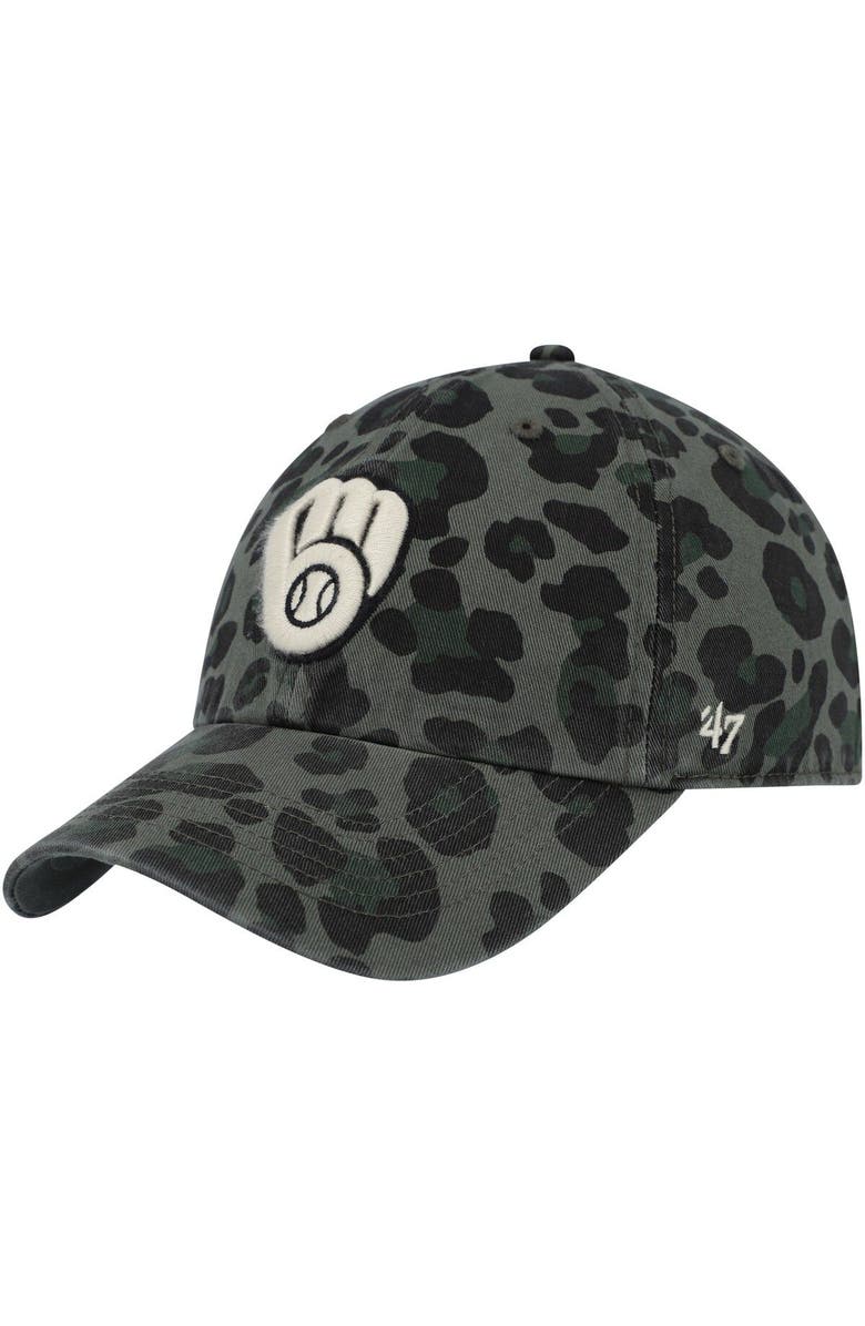 '47 Women's '47 Green Milwaukee Brewers Bagheera Clean Up Adjustable Hat, Main, color,