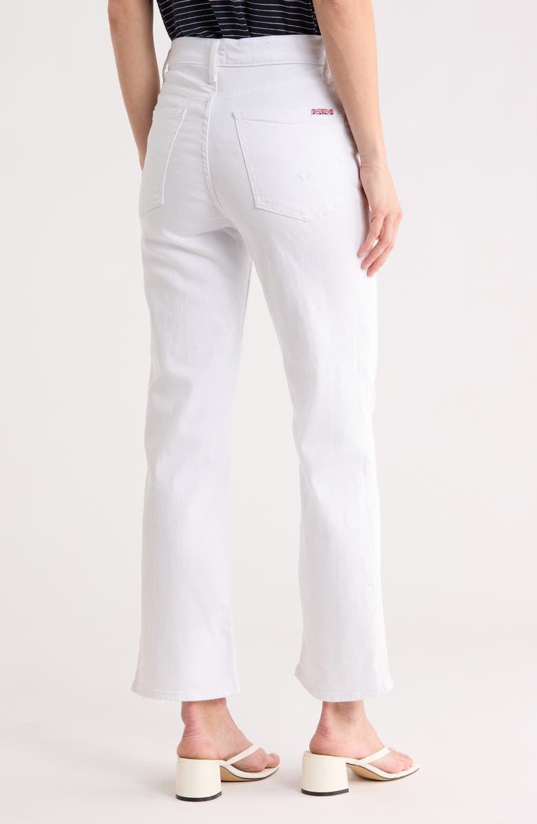 Hudson Jeans Noa High Waist Ankle Straight Leg Jeans, Alternate, color, White