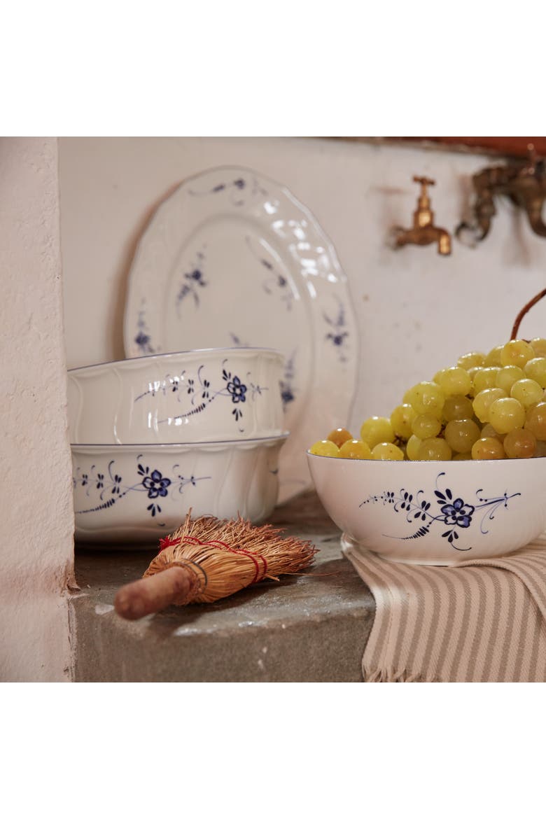 Vieux Luxembourg Round Vegetable Bowl, Alternate, color, White