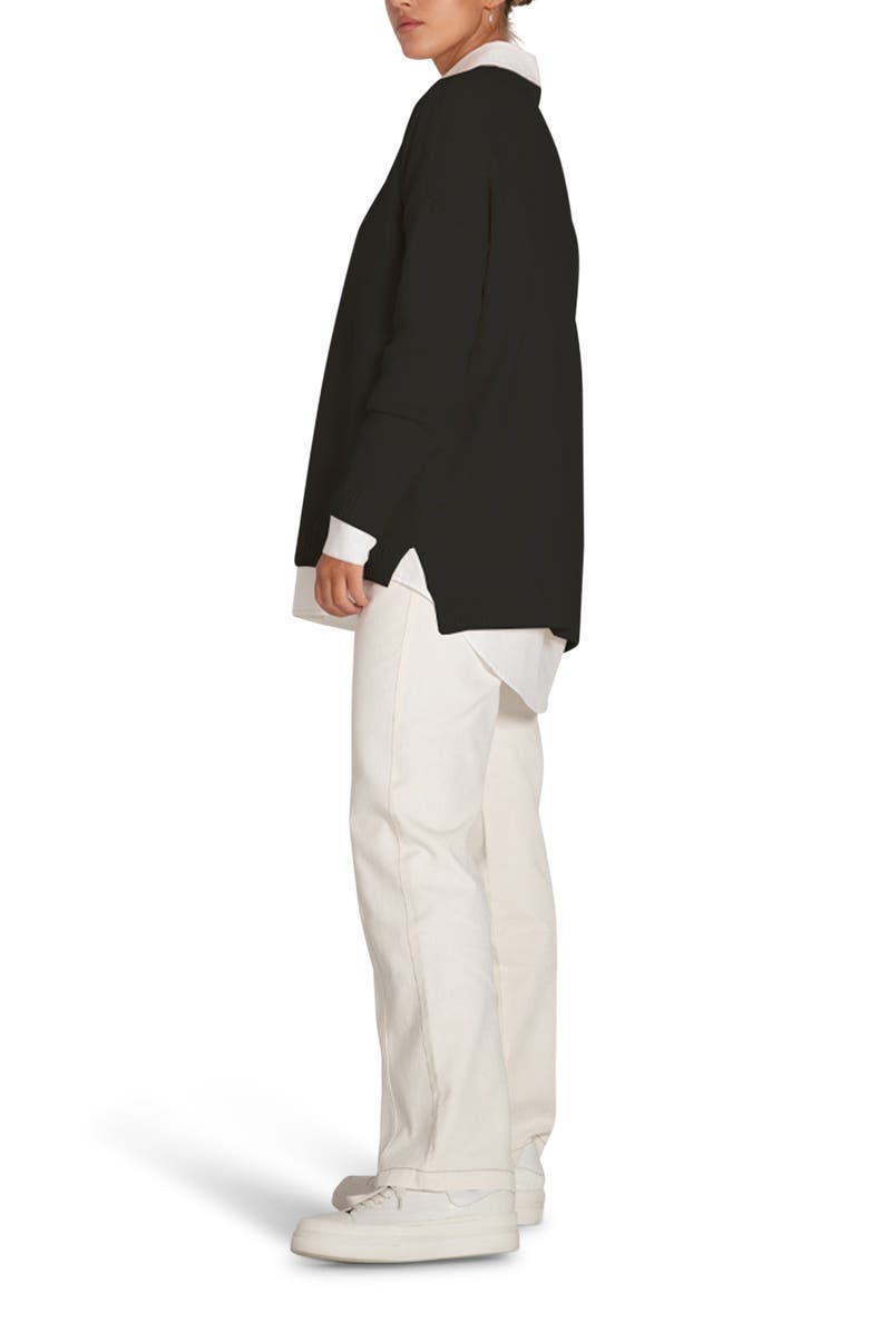 Belle & Bloom Wonder Of You Cashmere Blend Oversized Jumper, Alternate, color, Black