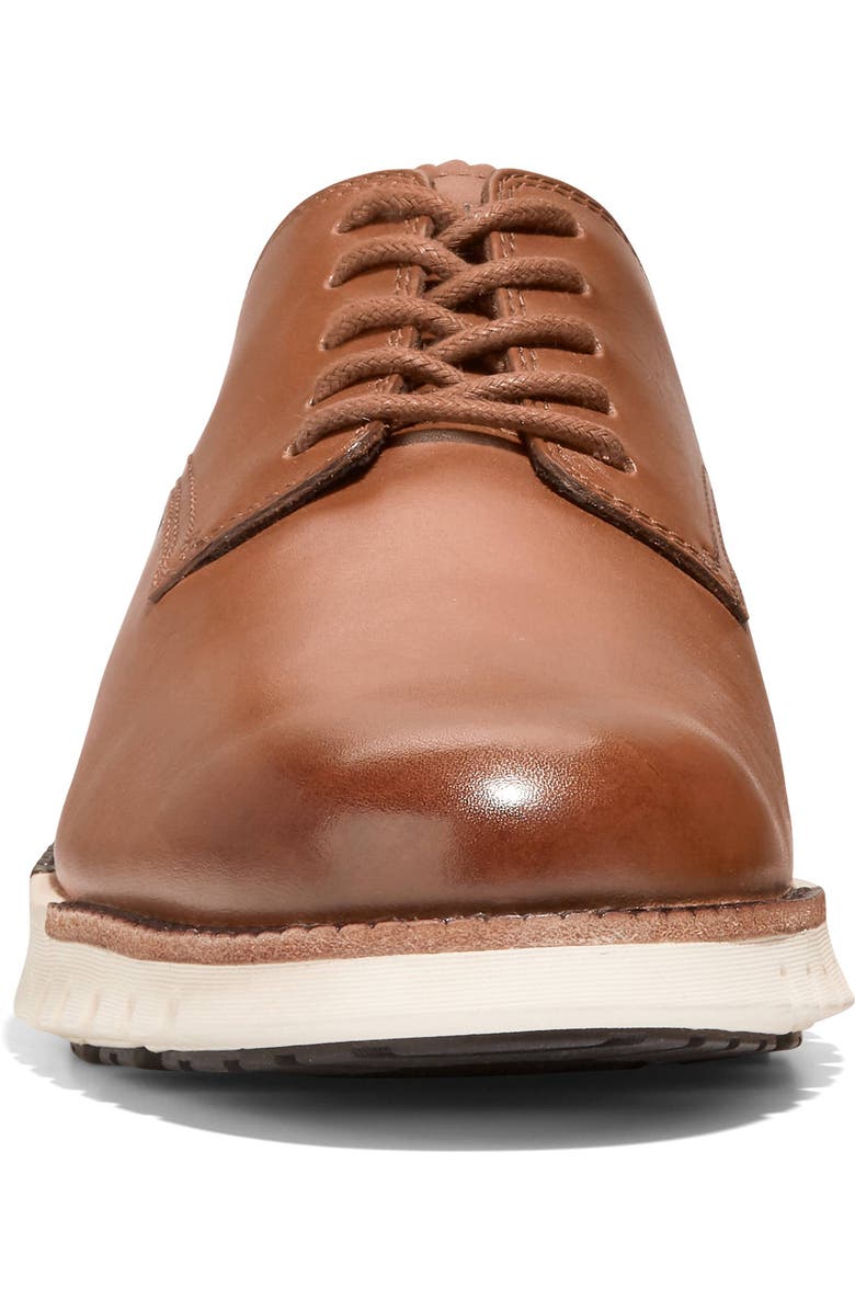 Cole Haan ZeroGrand Remastered Plain Toe Derby, Alternate, color, Ch British Tan/Ivory