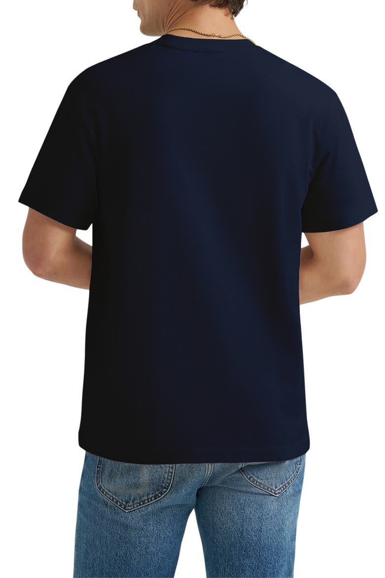 Logo Patch T-Shirt, Alternate, color, REBEL NAVY