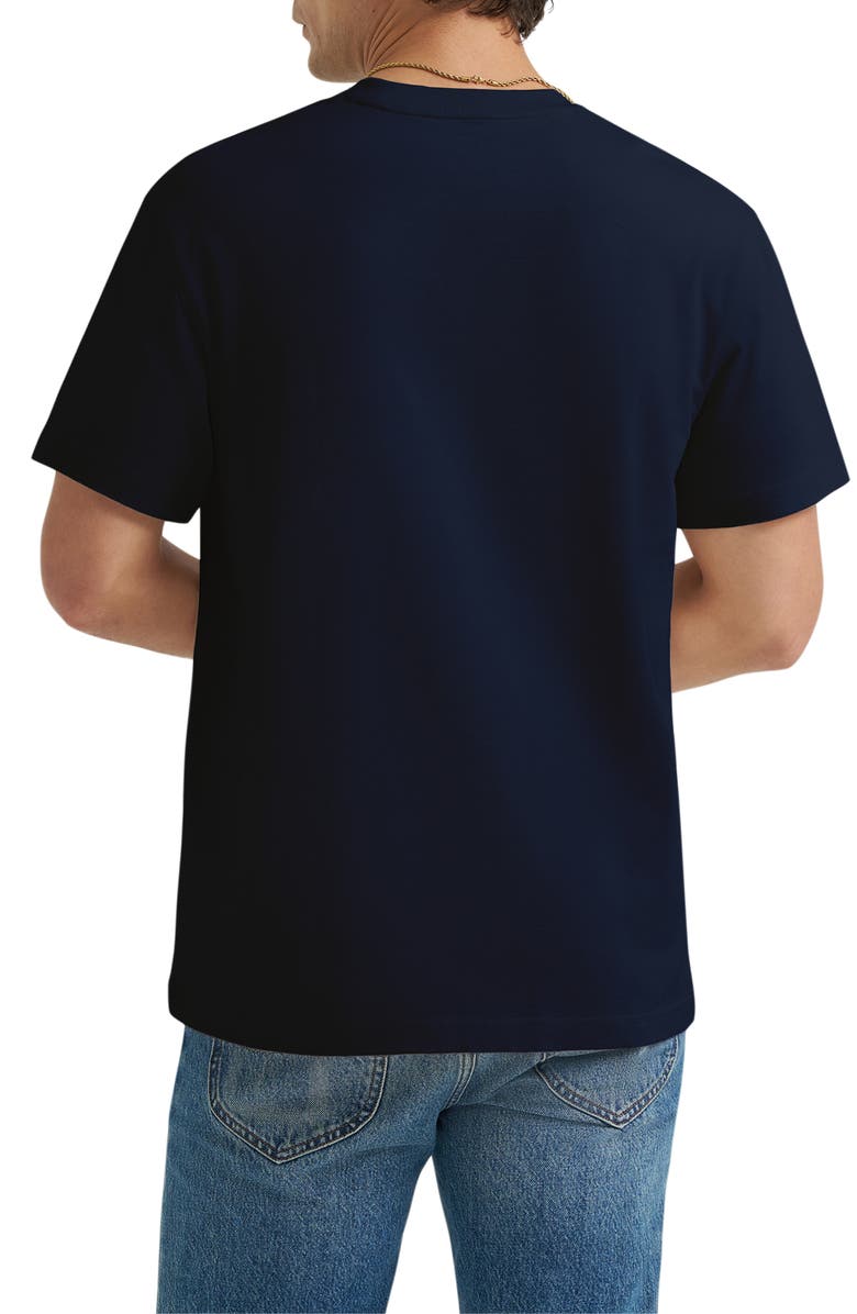Lee Logo Patch T-Shirt, Alternate, color, Rebel Navy