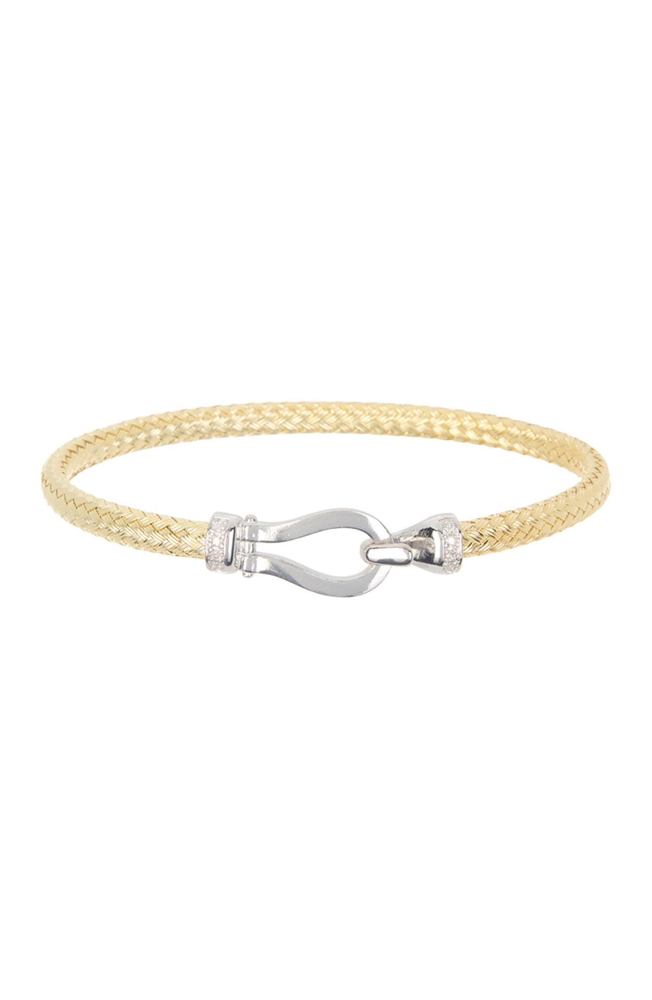 MESHMERISE 18K Gold Vermeil Diamond Bracelet - 0.20 ctw