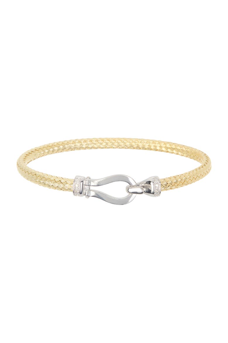 18K Gold Vermeil Diamond Bracelet - 0.20 ctw, Main, color, YELLOW