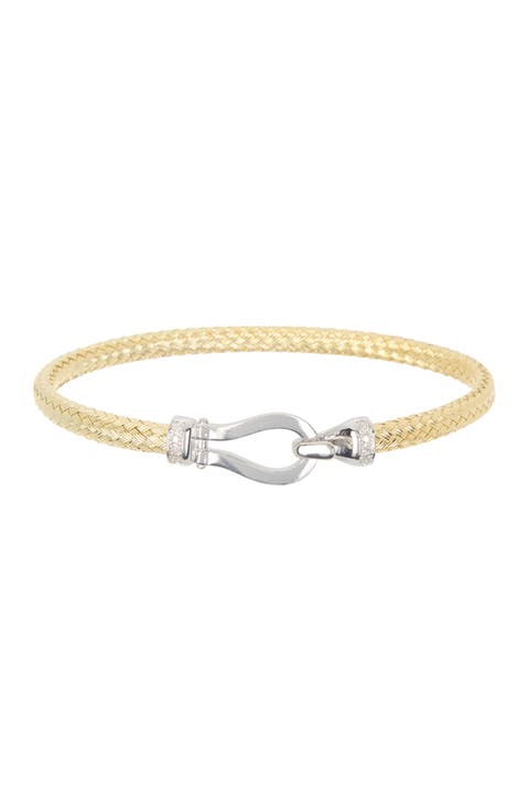 18K Gold Vermeil Diamond Bracelet - 0.20 ctw