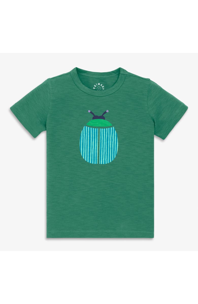 Primary Kids Beetle Tee, Main, color, Sunwashed Teal Beetle