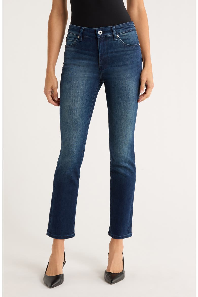 Mari Slim Straight Leg Jeans, Main, color, COLOSSAL