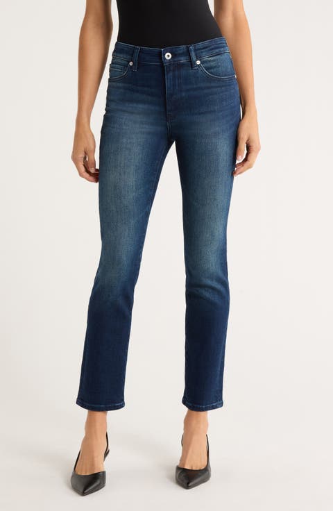 Mari Slim Straight Leg Jeans (Colossal)