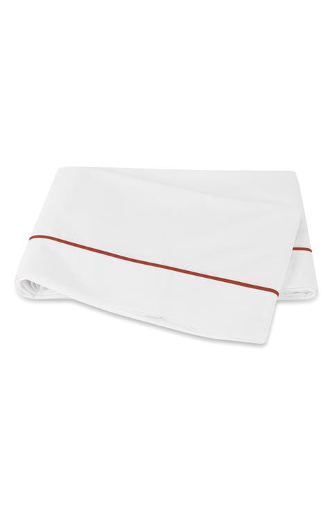 Bergamo 500 Thread Count Cotton Percale Flat Sheet