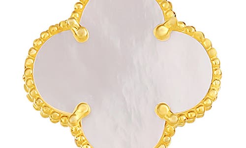 Shymi Clover Pendant Necklace In Brown