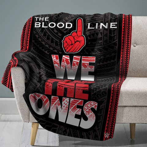 WWE Bloodline 60" x 80" Raschel Throw Blanket