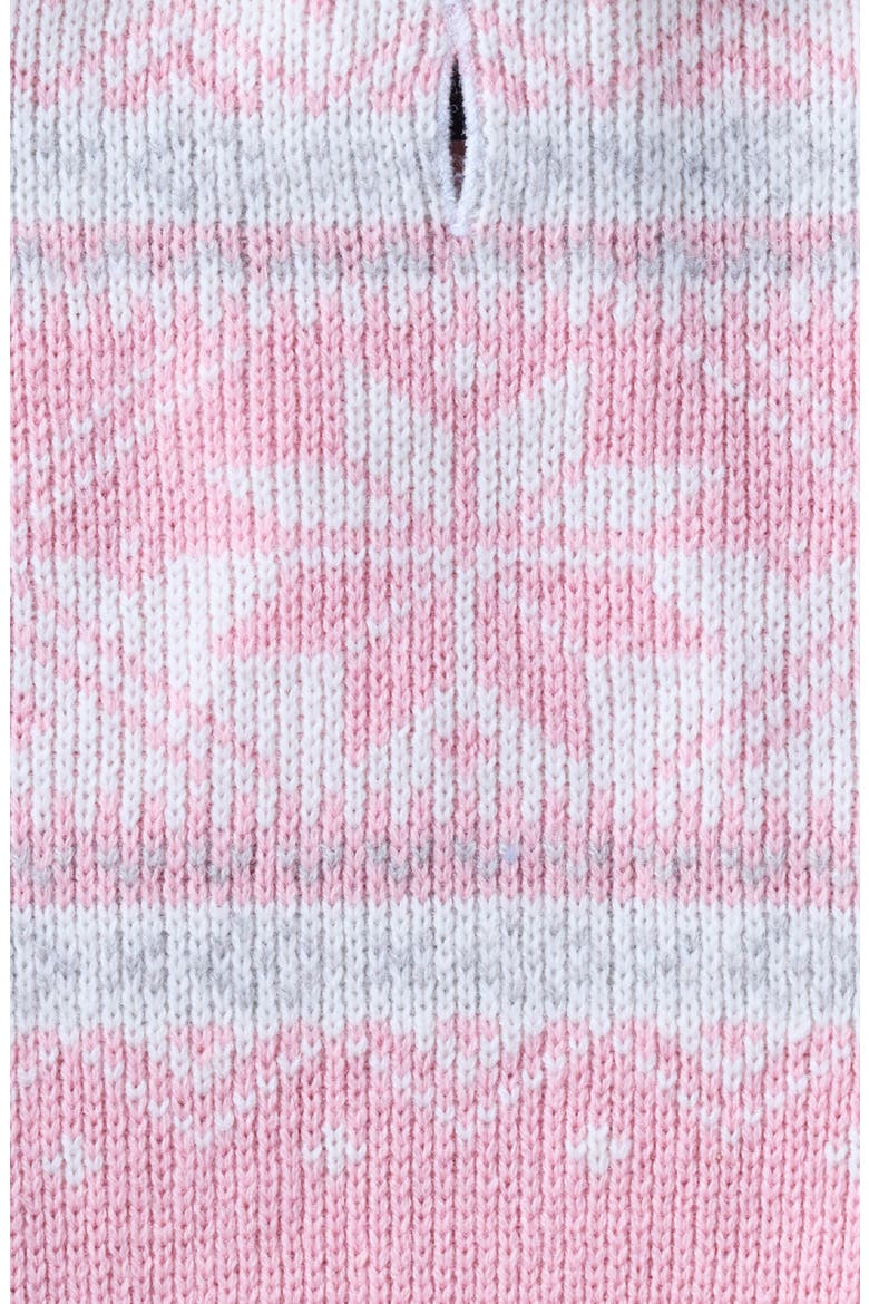 Windsor Fair Isle Cashmere Pet Sweater, Alternate, color, PINK FAIR ISLEDNU