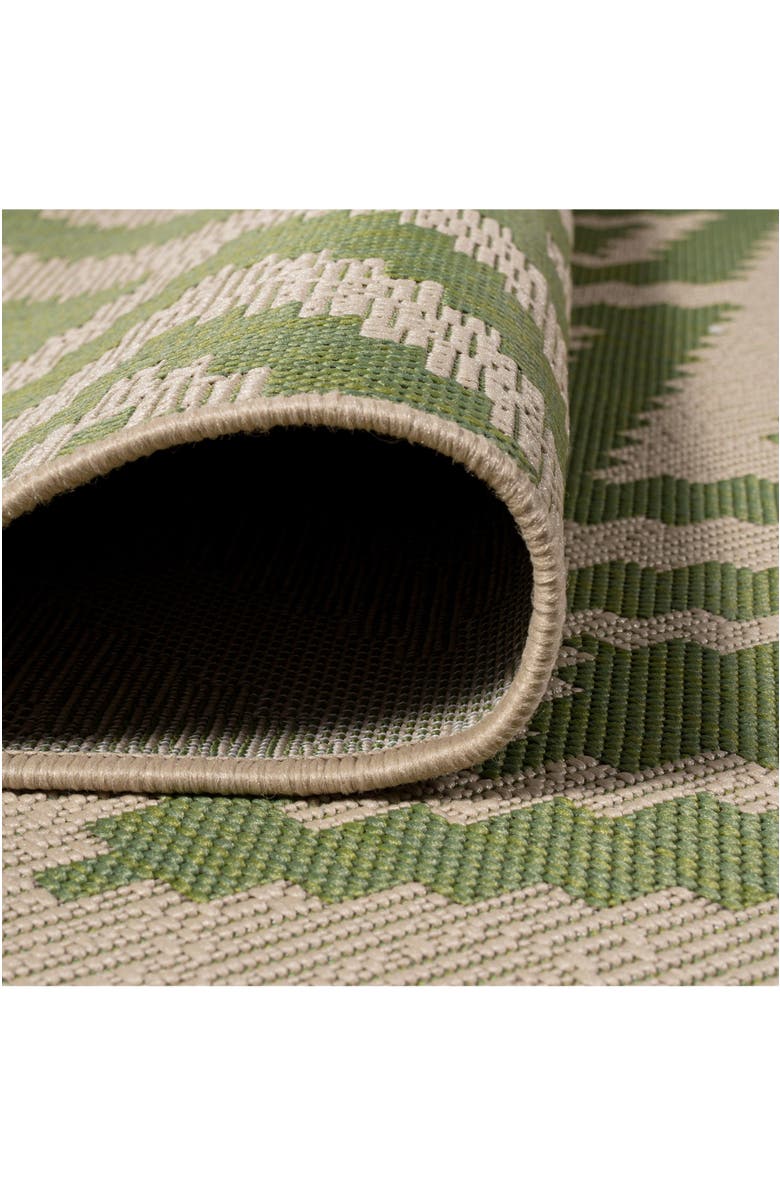 JONATHAN Y Sintra Diamond Indoor/Outdoor Area Rug, Alternate, color, Green/Cream